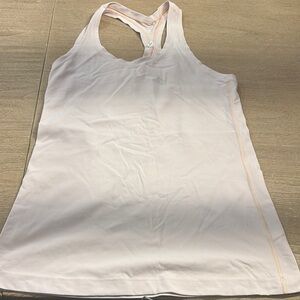 Light pink size 10 lululemon Racerback Tank Top